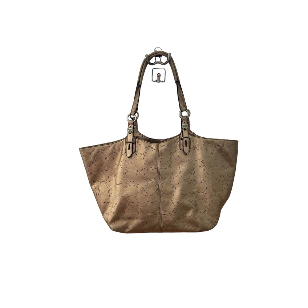 Coach Gold Signature Bag